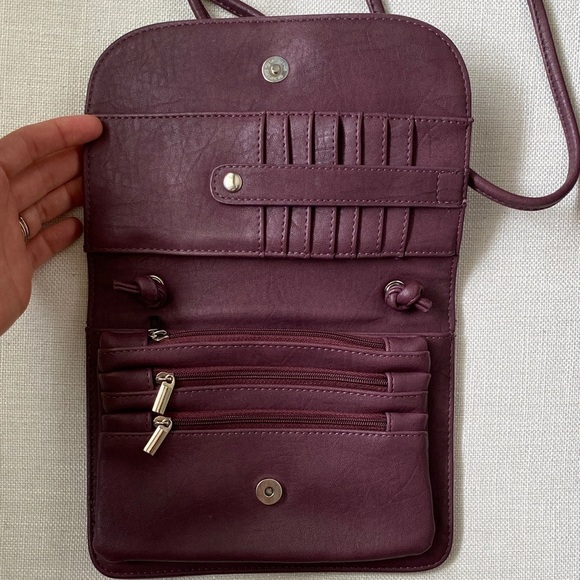 CO-LAB PURPLE Lola 3-in-1 Vegan Leather Small Crossbody Bag - Picture 7 of 14